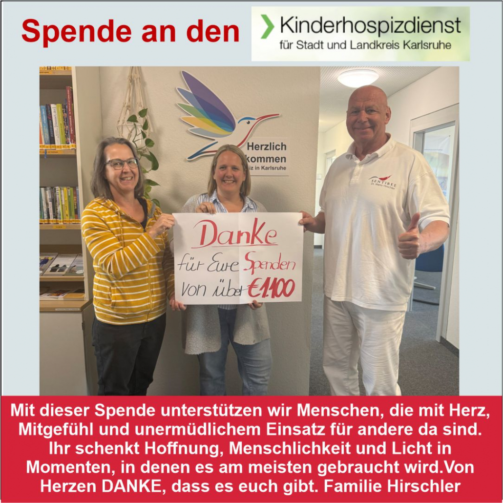 Kinderhospitzdienst Spende 13.05.2026
